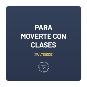 PARA MOVERTE CON CLASES - MULTISEDE